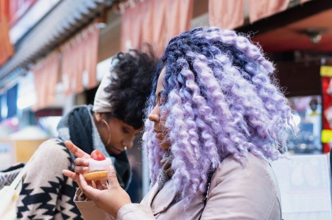 cabelo roxo