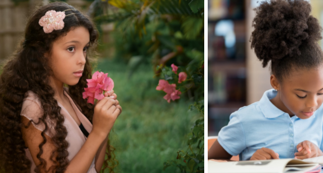 penteado infantil para festa