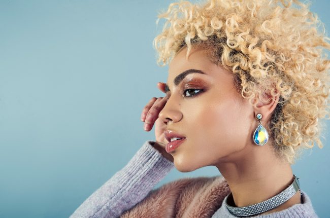 Cabelo com franja