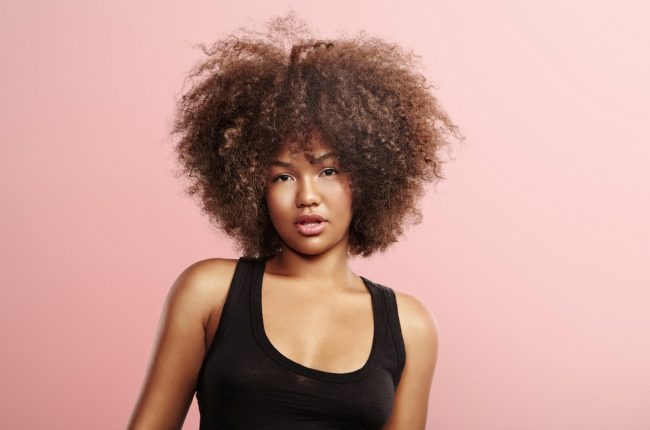 Cabelo com franja