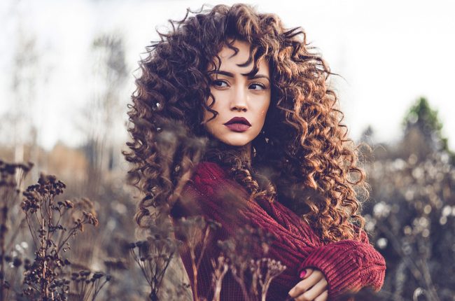 Cabelo com franja