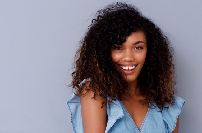 Cabelo com franja
