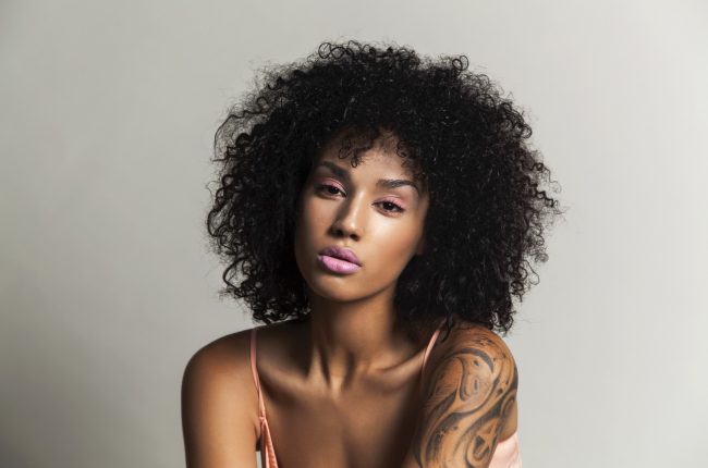 Cabelo com franja